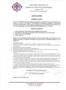 CONVOCATORIA