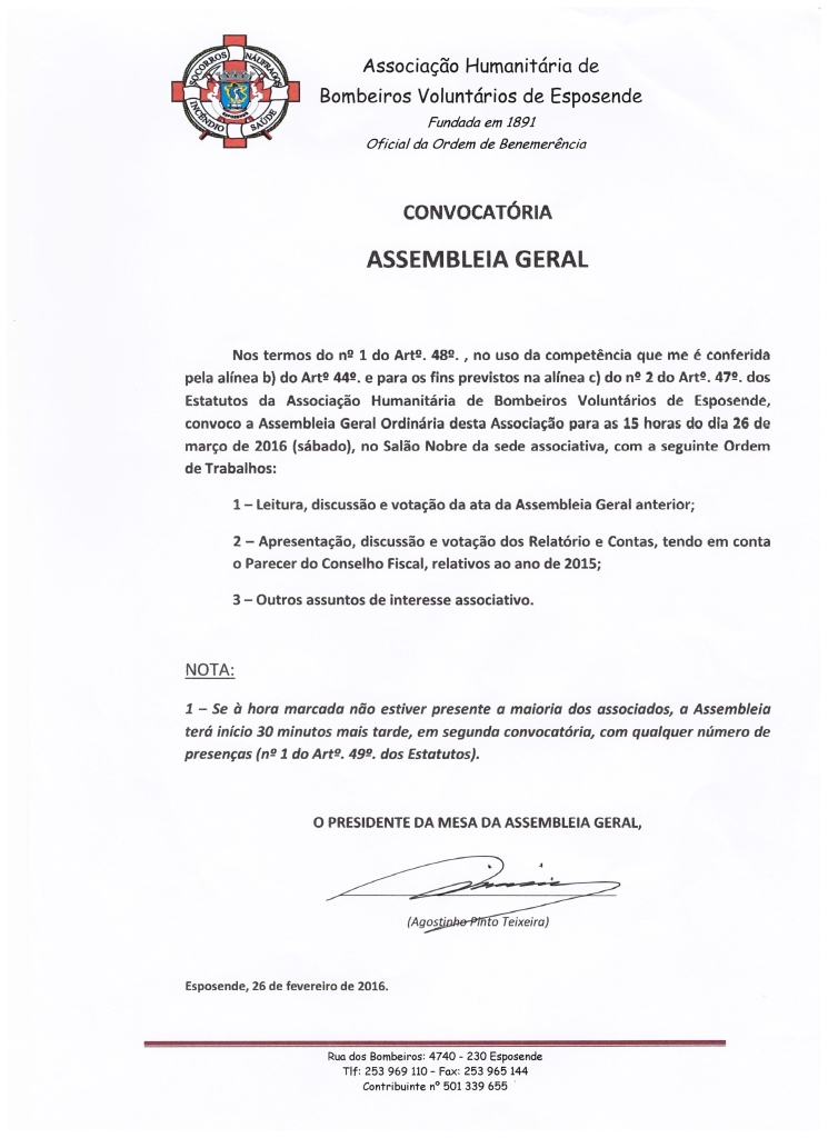 CONVOCATORIA 001